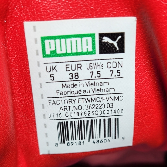 Puma Suede Platform Barbados Cherry - Picture 10 of 10
